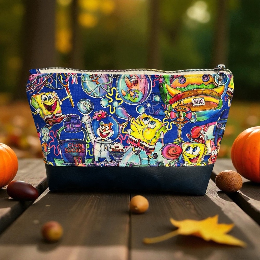 SpongeBob SquarePants Kids Zipper Pouch - Blue